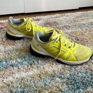 Stella McCartney, Adidas, neon yellow, tennis shoes, size 8.5